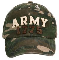  CASQUETTE TYPE BASBEALL DELAVEE CAMOUFLAGE WOODLAND SIGLEE ARMY 1775