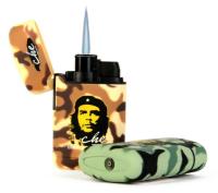 BRIQUET TEMPETE EASY TORCH 8 RECHARGEABLE FINITION GOMME CAMOUFLAGE VERT COLLECTION CHE GUEVARA