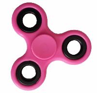 HAND SPINNER / TOUPIE A MAIN EN ABS UNI COULEUR ROSE INFINITY TWISTER