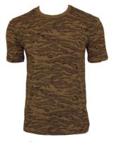 TEE SHIRT CAMOUFLAGE AIR FORCE DESERT COL ROND ET MANCHES COURTES MILTEC