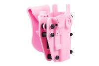 HOLSTER RIGIDE AMBIDEXTRE UNIVERSEL ABS ROSE ADAPT-X LEVEL 3 SWISS ARMS