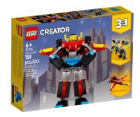 JEU DE CONSTRUCTION BRIQUE EMBOITABLE LEGO CREATOR 3EN1 SUPER ROBOT 31124 FIGURINES ARTICULEES