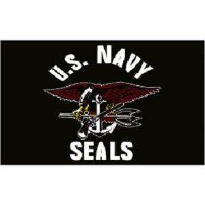 DRAPEAU US NAVY SEALS 90 CM X 150 CM