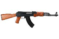 PACK COMPLET FUSIL MITRAILLEUR KALASHNIKOV AK 47 AEG METAL BOIS 1.32 JOULE SEMI FULL AUTO AVEC BATTERIE ET CHARGEUR
