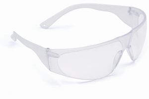 LUNETTE DE PROTECTION OCULAIRE BLANCHE ANTI RAYURES AIRSOFT