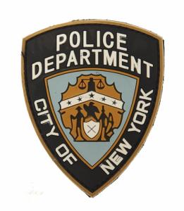 ECUSSON / PATCH 3D PVC POLICE DEPARTMENT CITY OF NEW YORK
