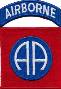 ECUSSON OU PATCH US ARMY AIRBORNE BRODE THERMO COLLANT