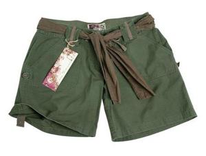 SHORT ARMY FEMME VERT OLIVE 100 % COTON RIPSTOP TAILLE XS