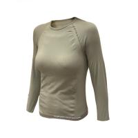 TEE SHIRT TECHNICAL LINE FEMME TAN COL ROND MANCHES LONGUES SUMMIT OUTDOOR