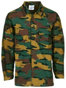CHEMISE MILITAIRE US BDU CAMOUFLAGE BELGE FOSTEX
