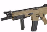 FN SCAR-L SPRING ABS TAN ET NOIR RIS 0.9 JOULE 